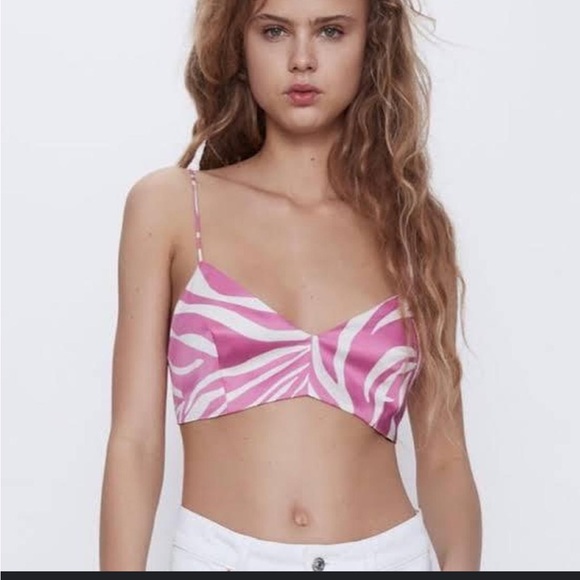 Brand new zara limited edition satin bralette for summer - Picture 5 of 5